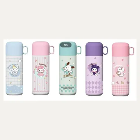 Botella Diseño Infantil con Tapa Taza 500ml