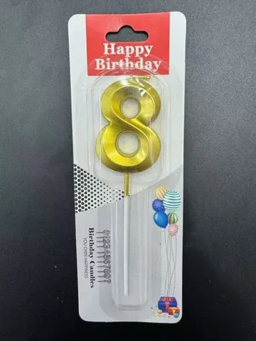Velas Números Diamante Cumpleaños