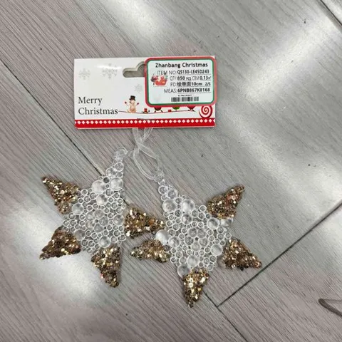 Adorno Navideño Estrella 10cm